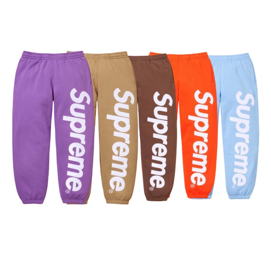 Supreme Vertical Logo Sweatpants OKZY2026343