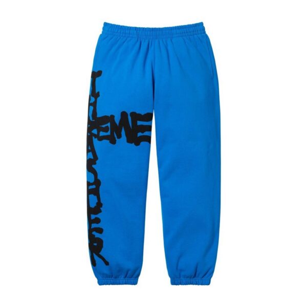 Supreme Blue Side Big Print PantsSweatpants OKZY2026346
