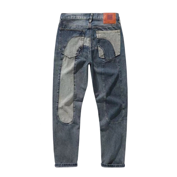 Evisu Two Tone Paneled Jeans OKZY2026349