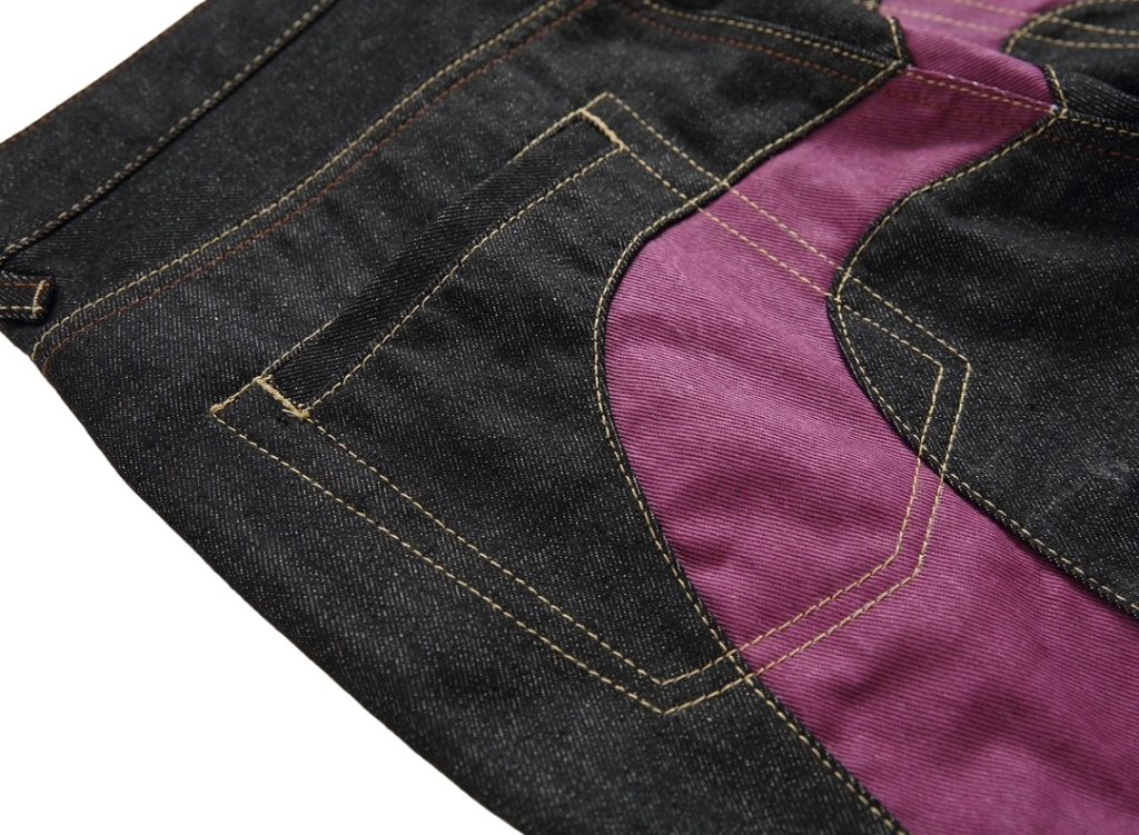 Evisu pink gradient straight leg pants OKZY2026351