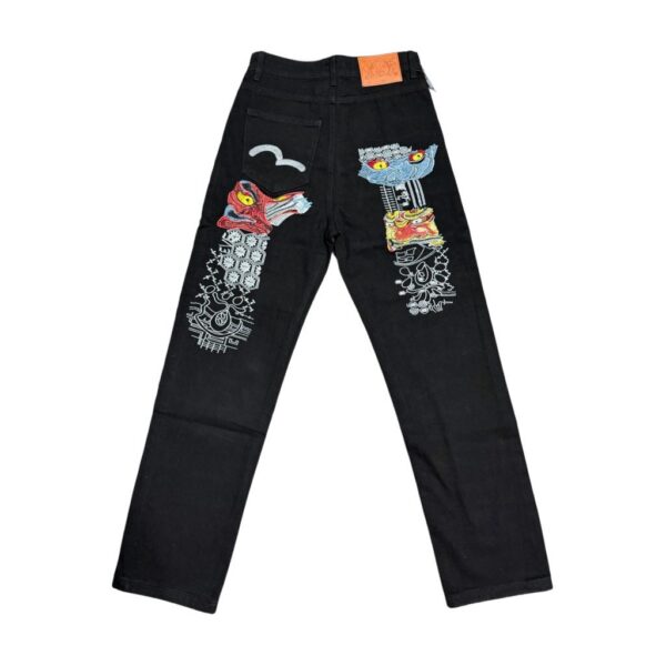 Evisu Multicolor Mask Embroidery Black OKZY2026365
