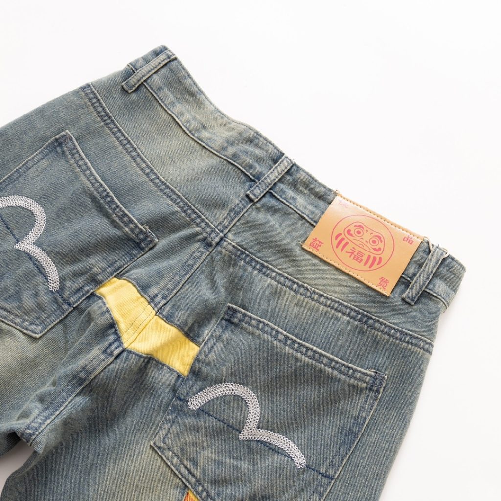 Evisu Vintage Wash Seagull Denim Pants OKZY2026368