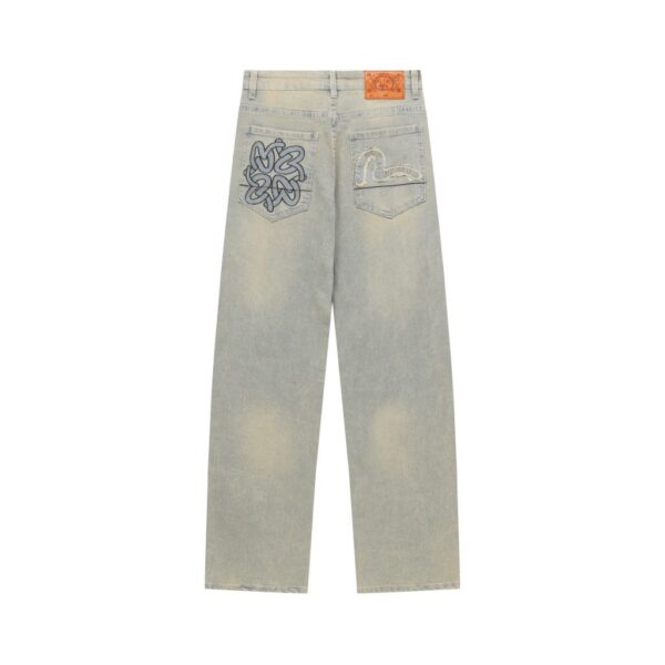 Evisu Vintage Wash Seagull Denim Pants OKZY2026369