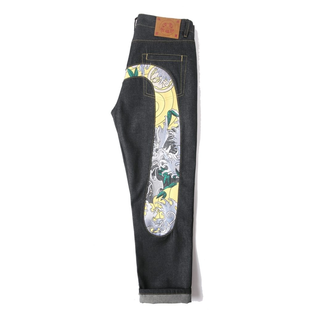 Evisu panda printed straight leg pants OKZY2026370