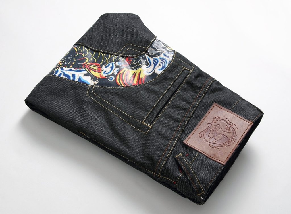 Evisu printed koi straight leg pants OKZY2026377