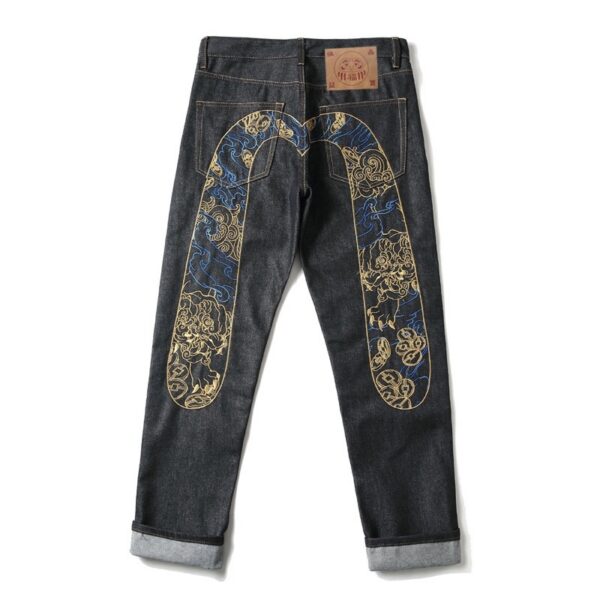 Evisu Oriental Pattern Denim Pants OKZY2026381