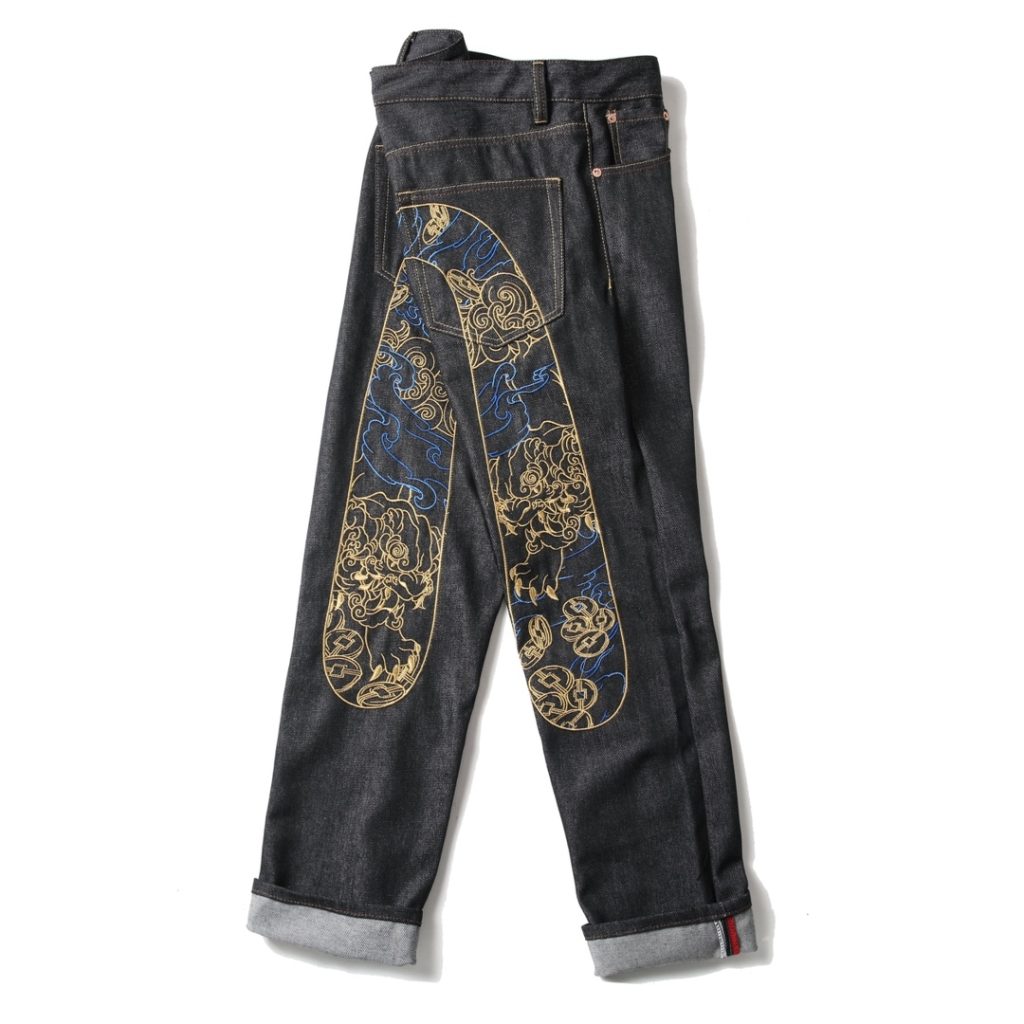 Evisu Oriental Pattern Denim Pants OKZY2026381