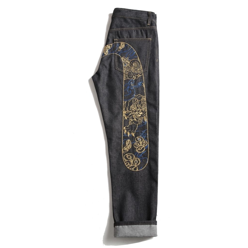 Evisu Oriental Pattern Denim Pants OKZY2026381