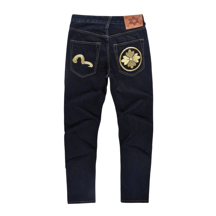 Evisu Gold Seagull & Floral Embroidery Jeans OKZY2026385