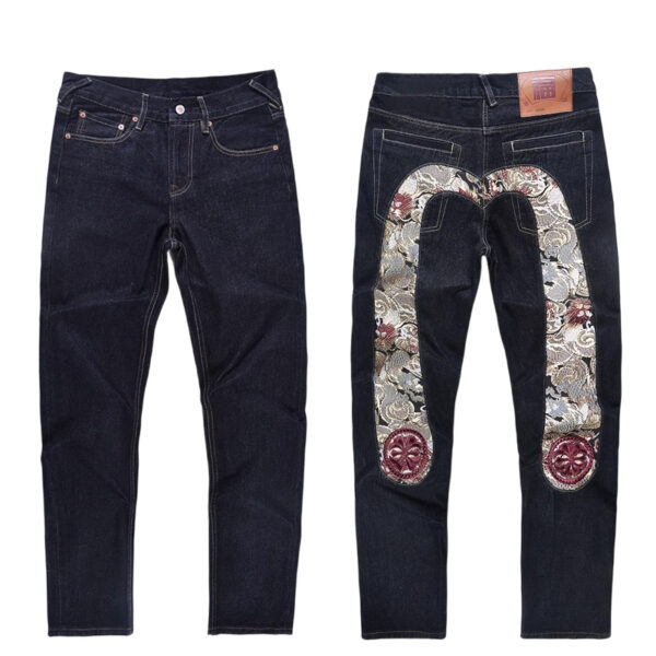 Evisu Floral Brocade Big Daicock Jeans OKZY2026389