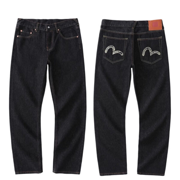 Evisu White Outline Seagull Jeans OKZY2026391