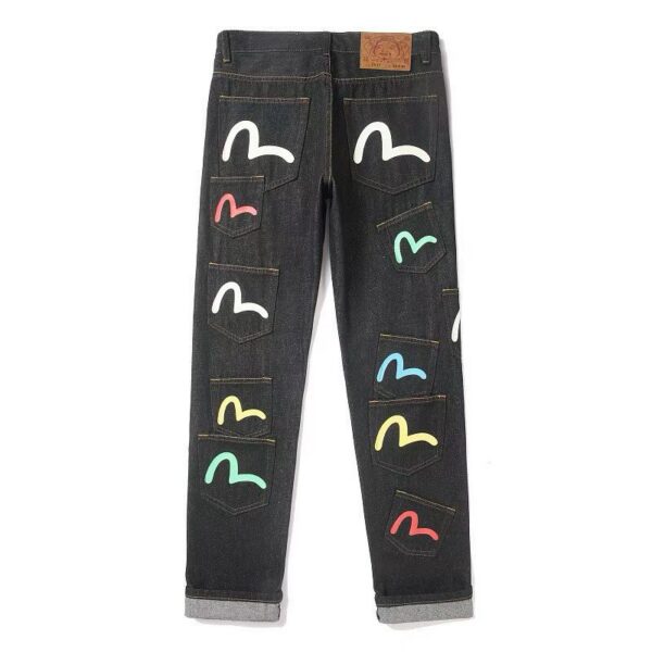Evisu Multi Color Seagull Multi Pocket Jeans OKZY2026392