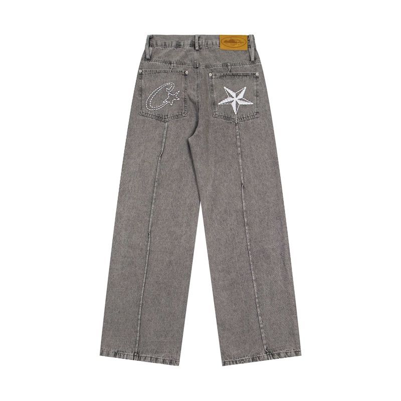 Corteiz Star Embroidery Seam Jeans OKZY2026397