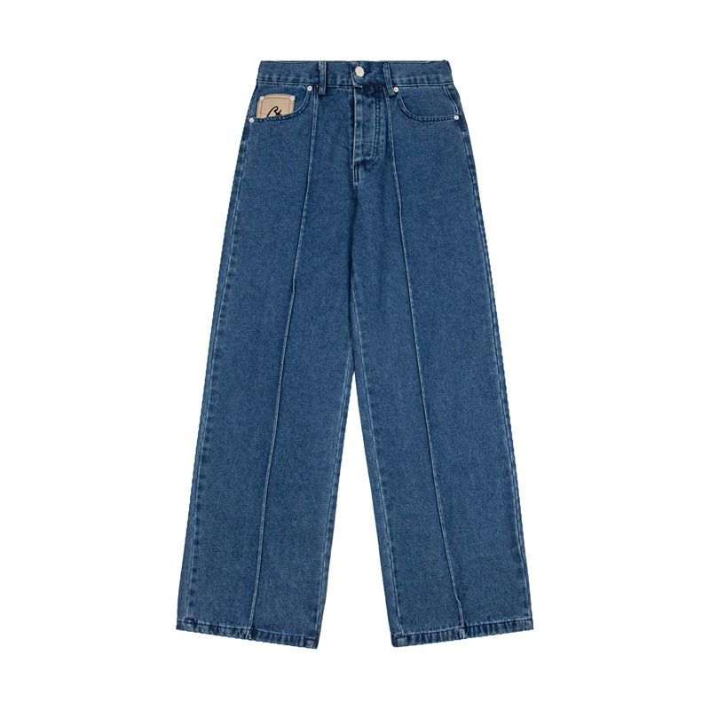 Corteiz Star Embroidery Blue Jeans OKZY2026398