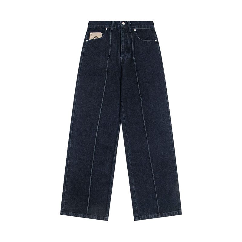 Corteiz Star Embroidery Black Jeans OKZY2026399