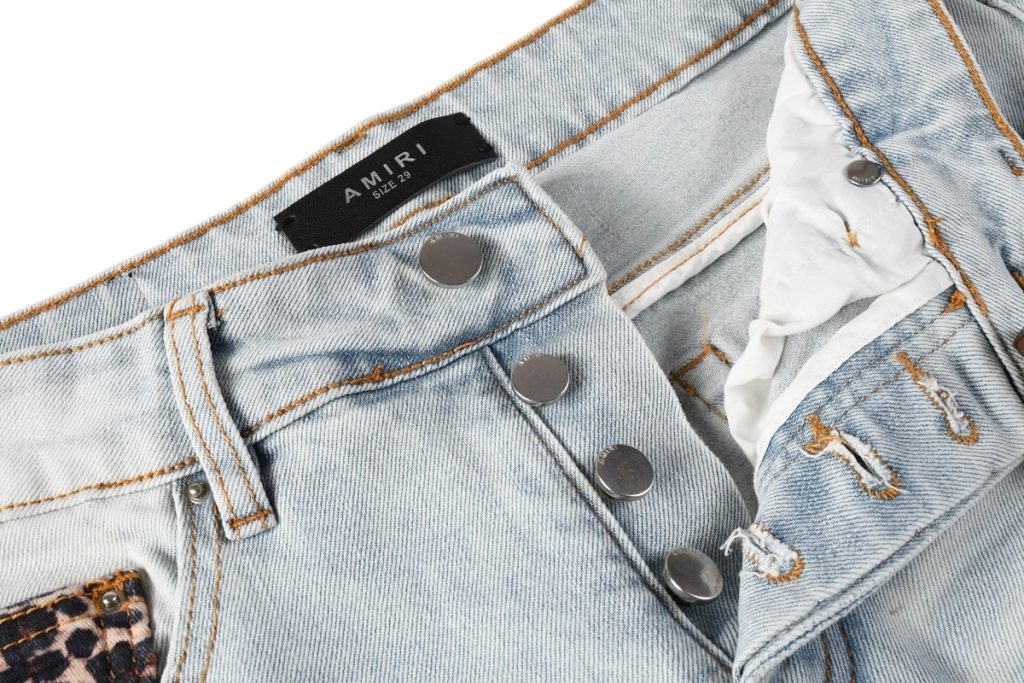 Amiri Multi‑Fabric Patchwork Jeans OKZY202639