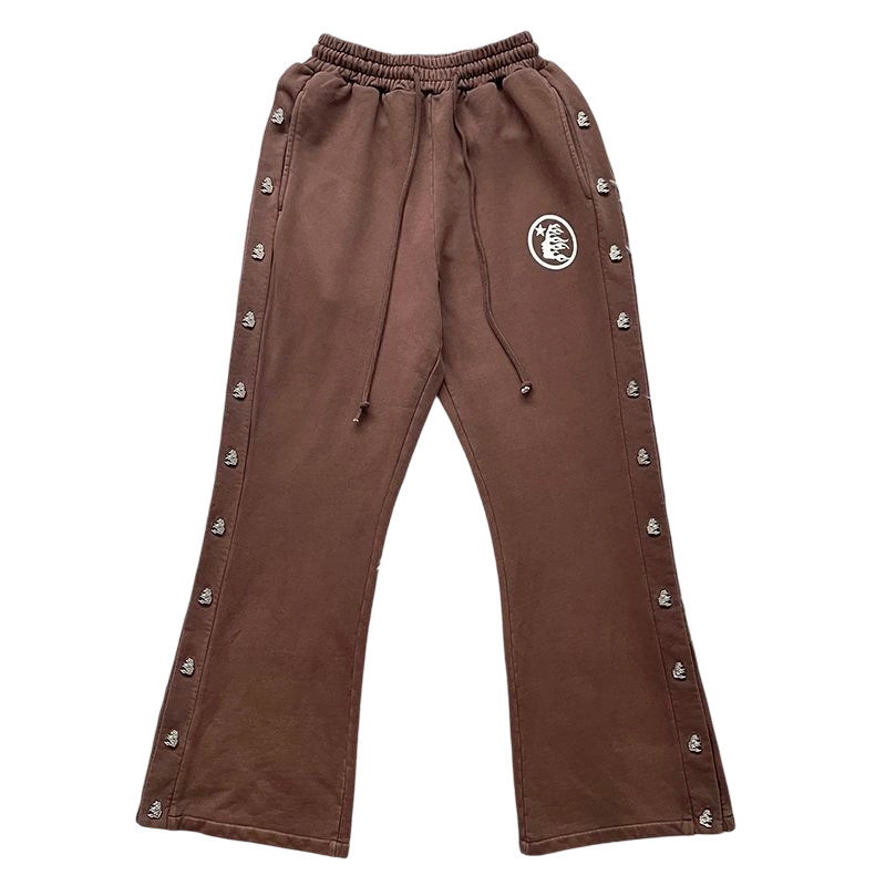 Hellstar sports pants coffee color OKZY2026417