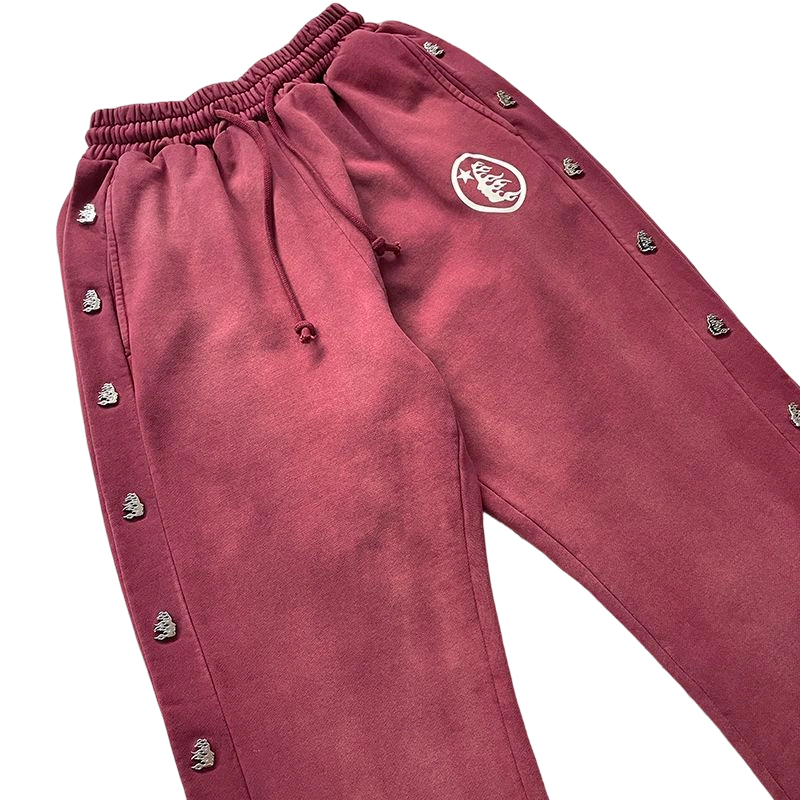 Hellstar sports pants Burgundy OKZY2026419