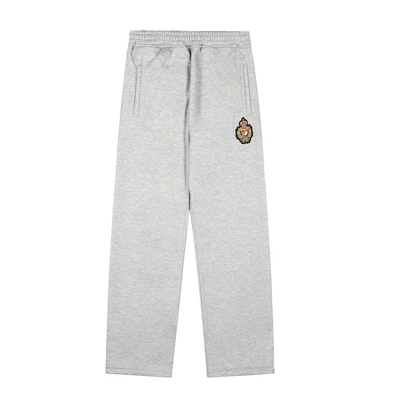 Corteiz Crown Badge Grey Straight Sweatpants OKZY2026425