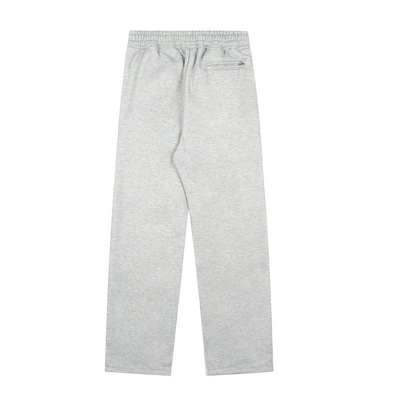 Corteiz Crown Badge Grey Straight Sweatpants OKZY2026425