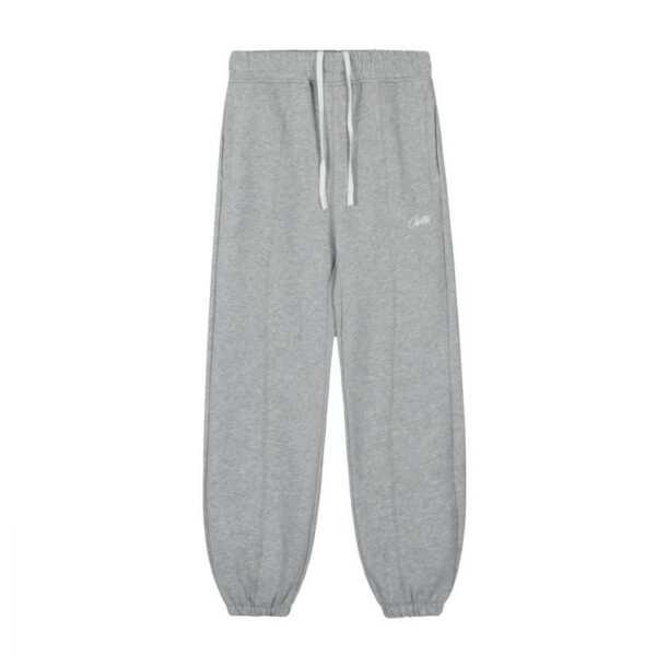Corteiz Signature Embroidered Grey Jogger Pants OKZY2026426