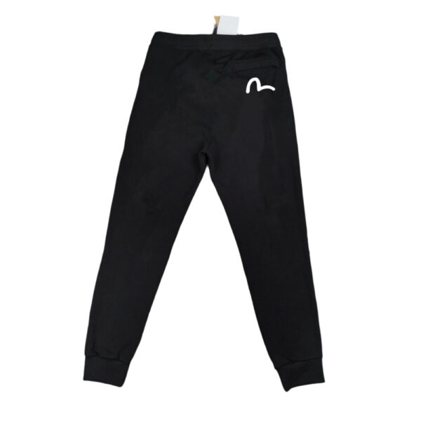 Evisu Small Dharma Logo Black Jogger Pants OKZY2026431