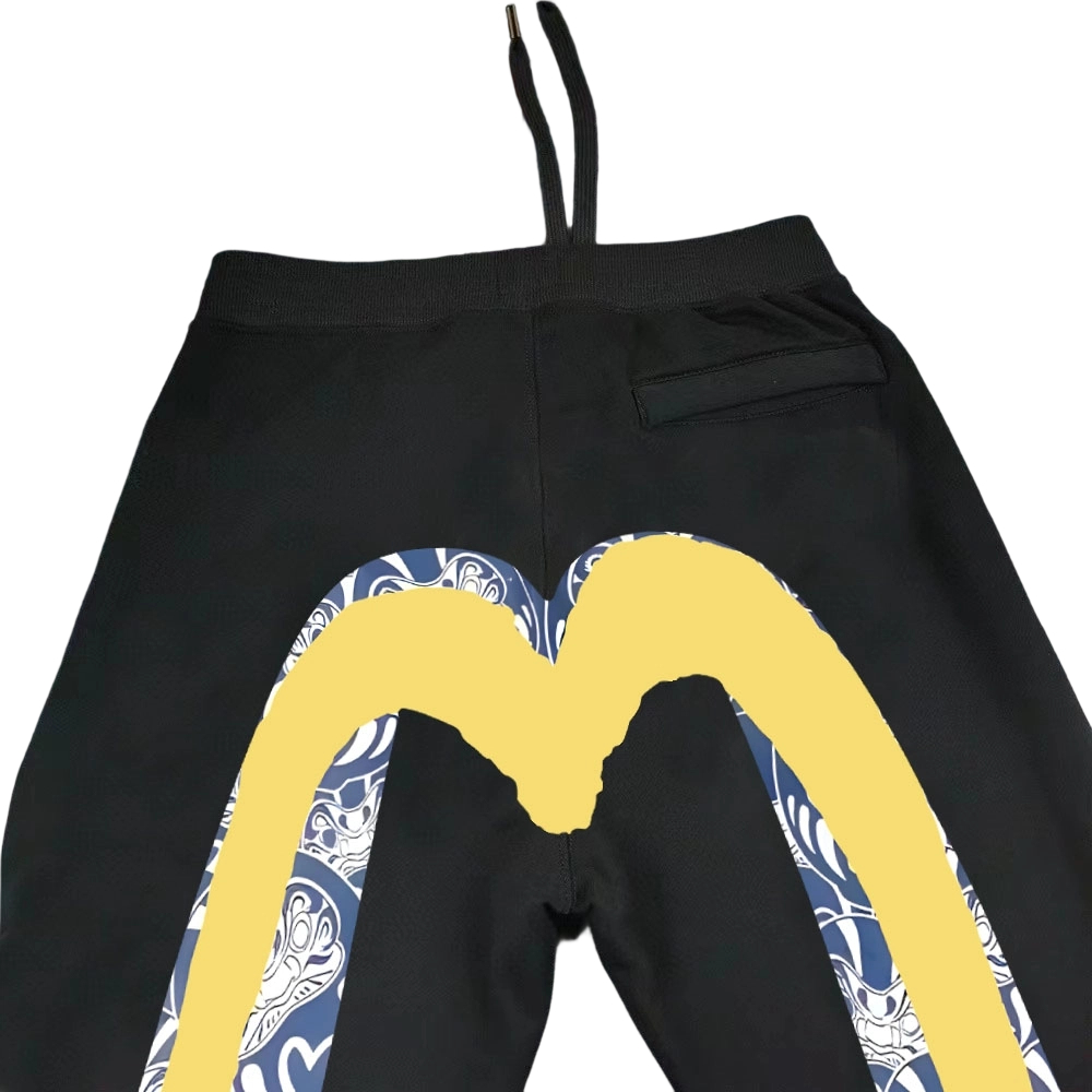 Evisu Blue Dharma Big Daicock Jogger Pants OKZY2026433