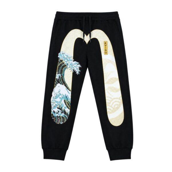 Evisu Kanagawa Wave Big Daicock Jogger Pants OKZY2026436