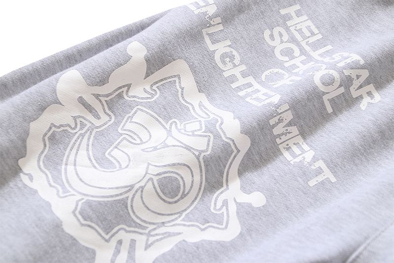 Hellstar School Of Enlightenment Grey Flare Sweatpants OKZY2026440