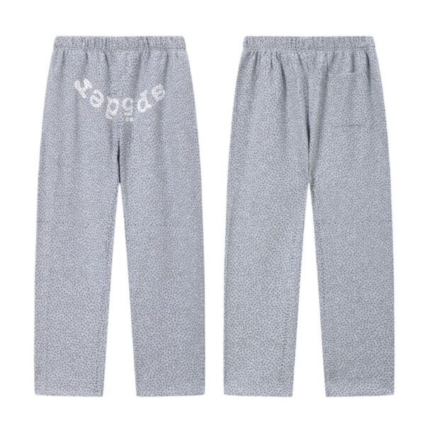 Sp5der Gray Rhinestone Pants OKZY2026446