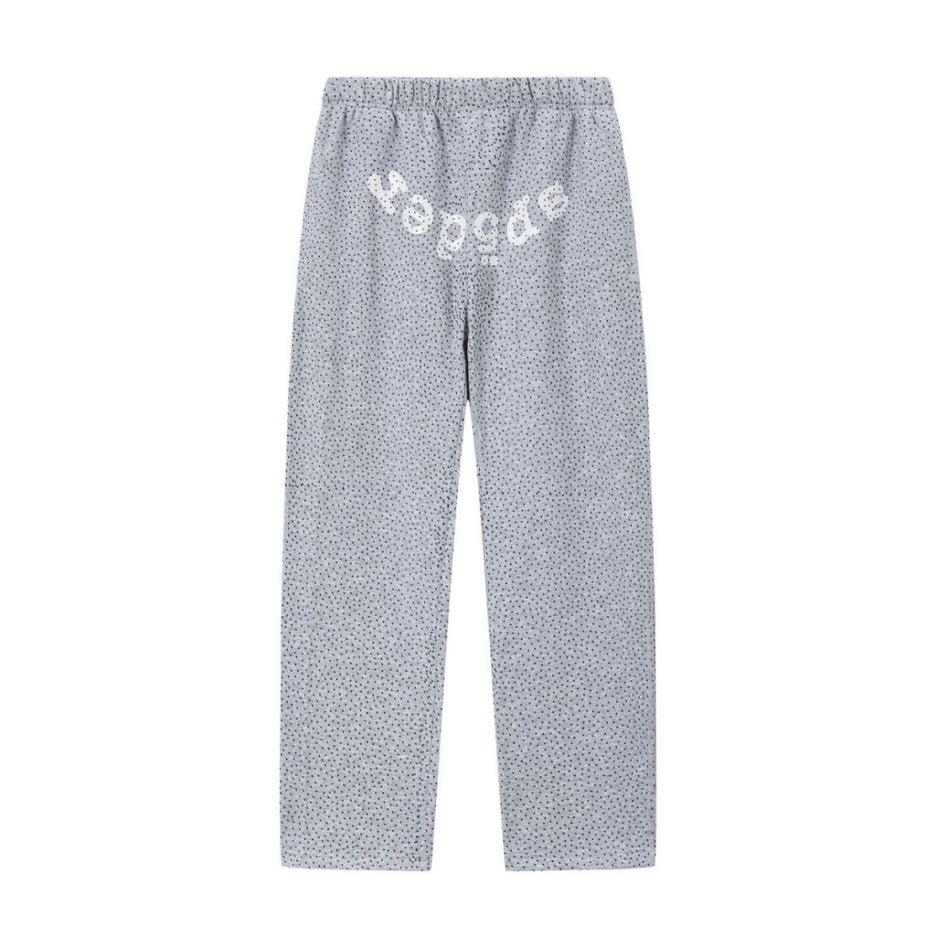 Sp5der Gray Rhinestone Pants OKZY2026446
