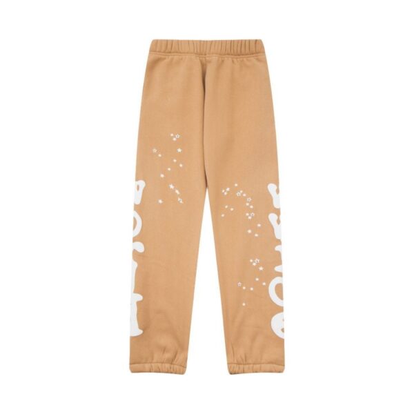 Sp5der Brown Star Print Sweatpants OKZY2026453
