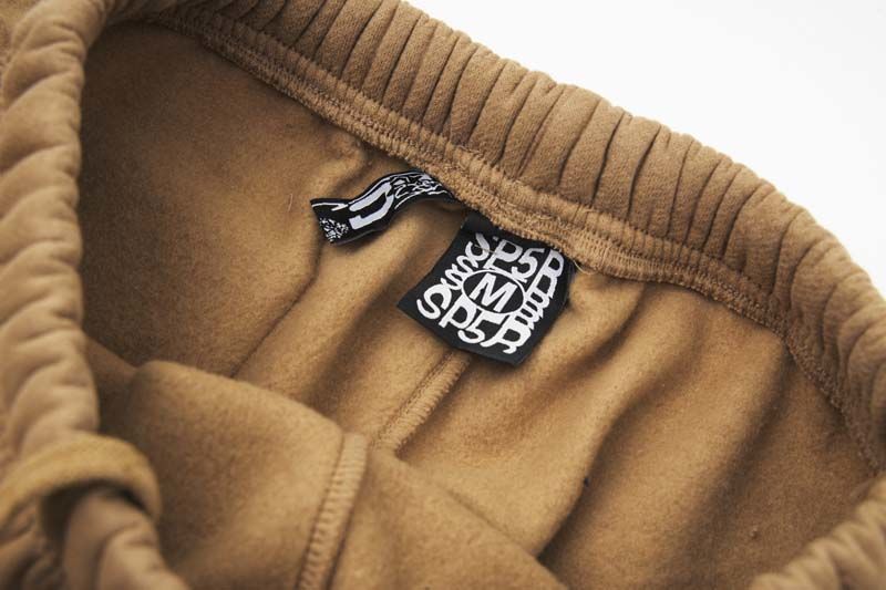 Sp5der Brown Star Print Sweatpants OKZY2026453