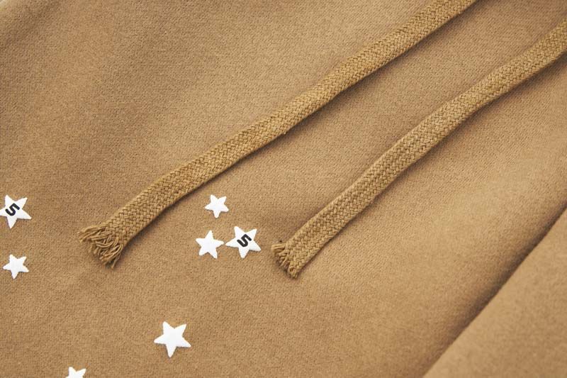 Sp5der Brown Star Print Sweatpants OKZY2026453