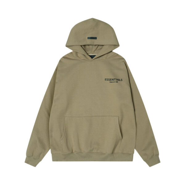 Essentials Small Logo Khaki Hoodie OKZY2026511