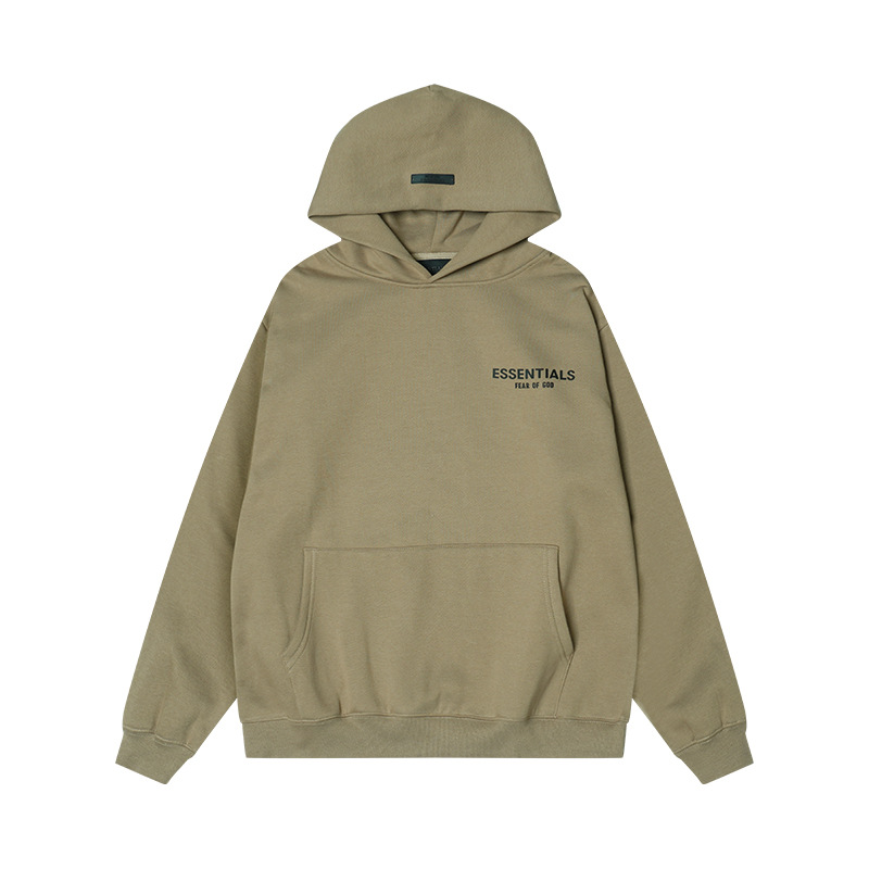 Essentials Small Logo Khaki Hoodie OKZY2026511