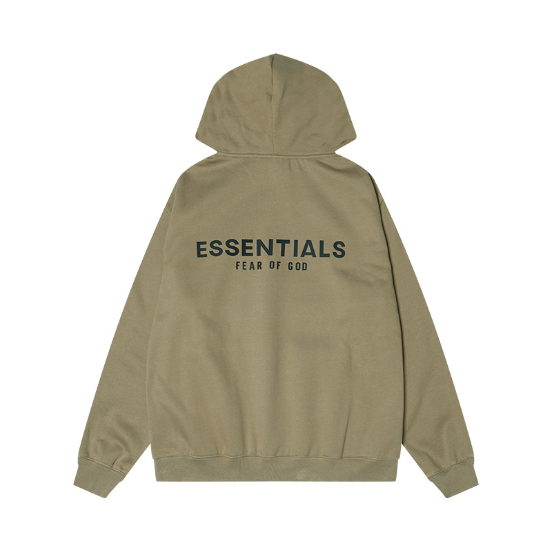 Essentials Small Logo Khaki Hoodie OKZY2026511