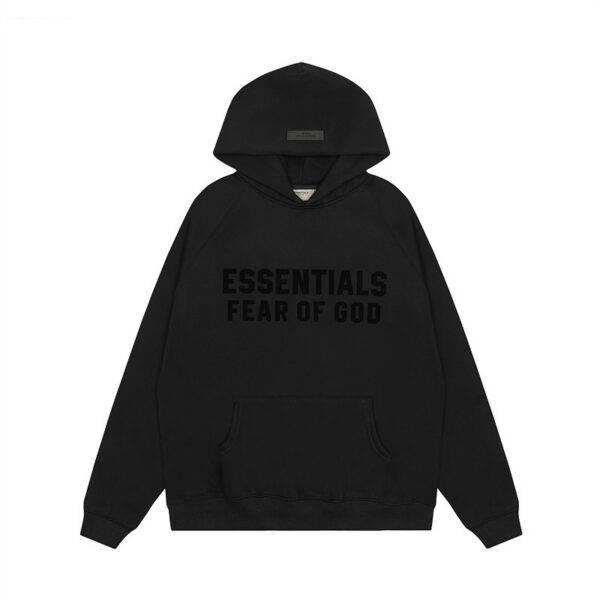 Essentials Big Logo Black Hoodie OKZY2026512