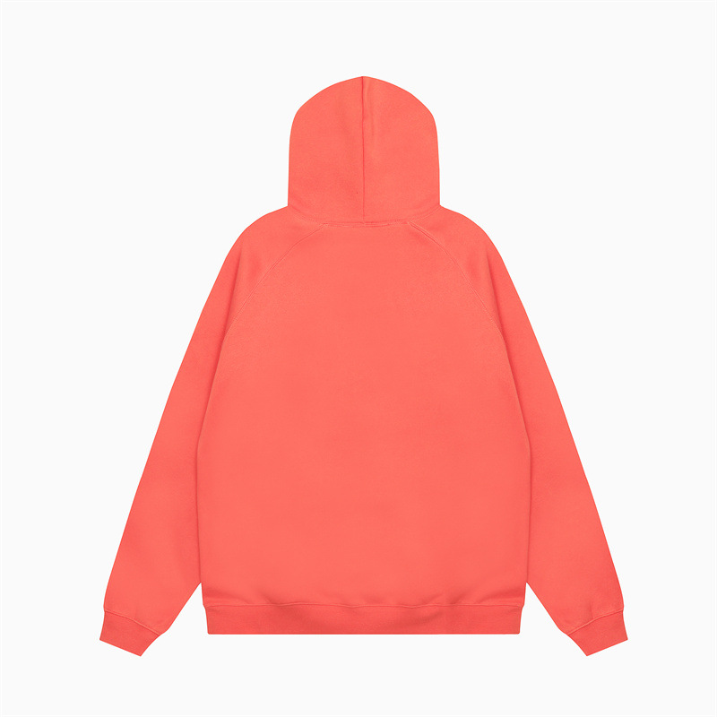 Essentials Embossed Logo Orange Hoodie OKZY2026516