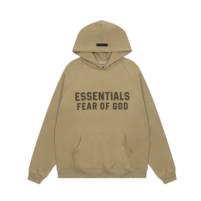 Essentials Big Logo Khaki Hoodie OKZY2026517
