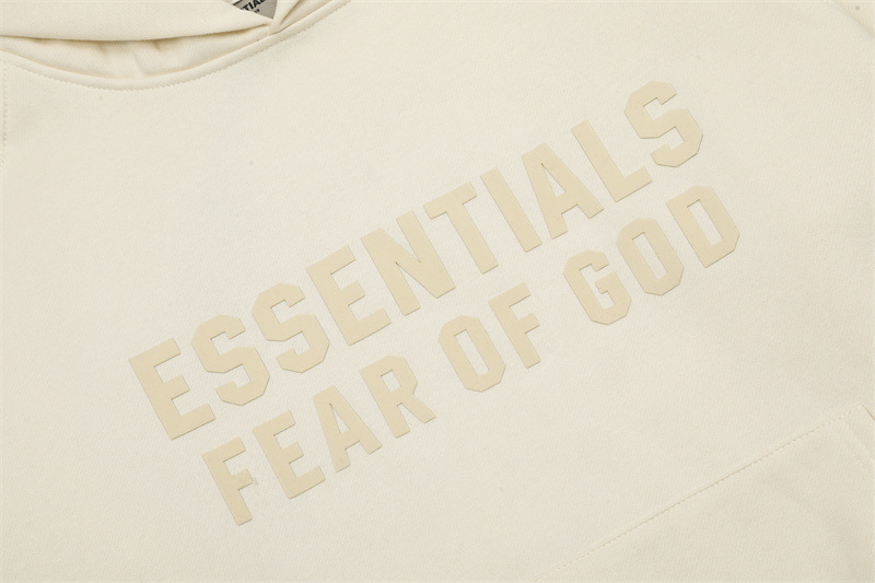 Essentials Big Logo Cream Hoodie OKZY2026518