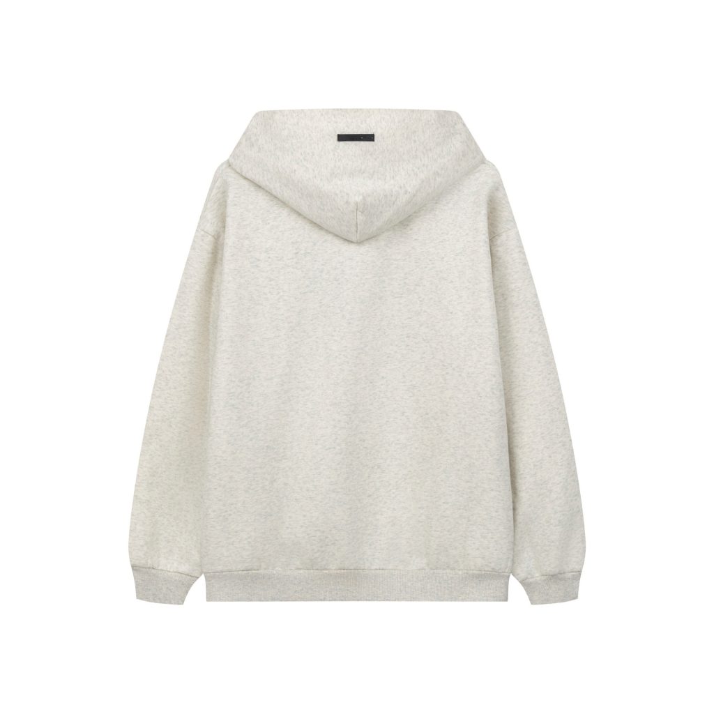 Essentials Arch Logo Oatmeal Hoodie OKZY2026519