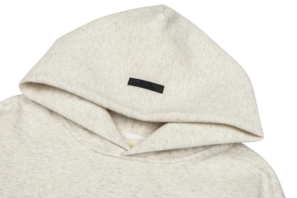 Essentials Arch Logo Oatmeal Hoodie OKZY2026519
