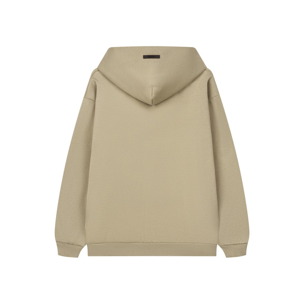 Essentials Arch Logo Khaki Hoodie OKZY2026520
