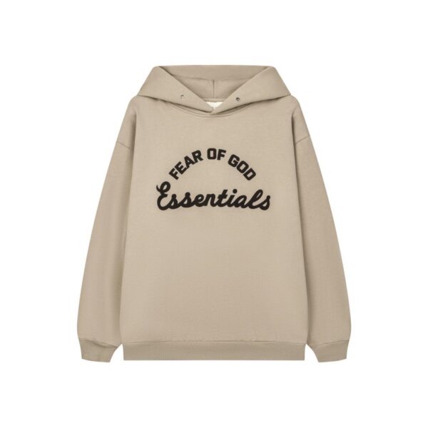 Essentials Arch Logo Taupe Hoodie OKZY2026521