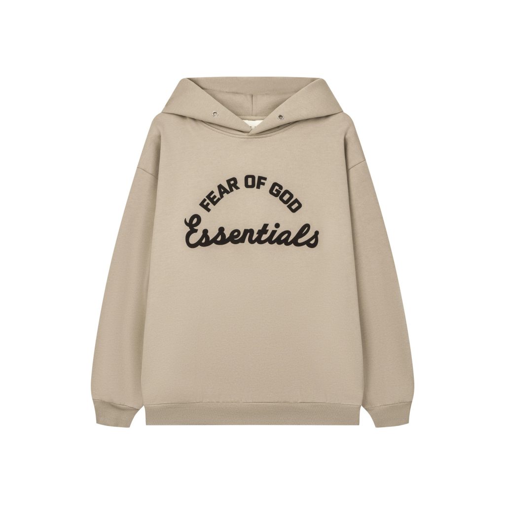 Essentials Arch Logo Taupe Hoodie OKZY2026521