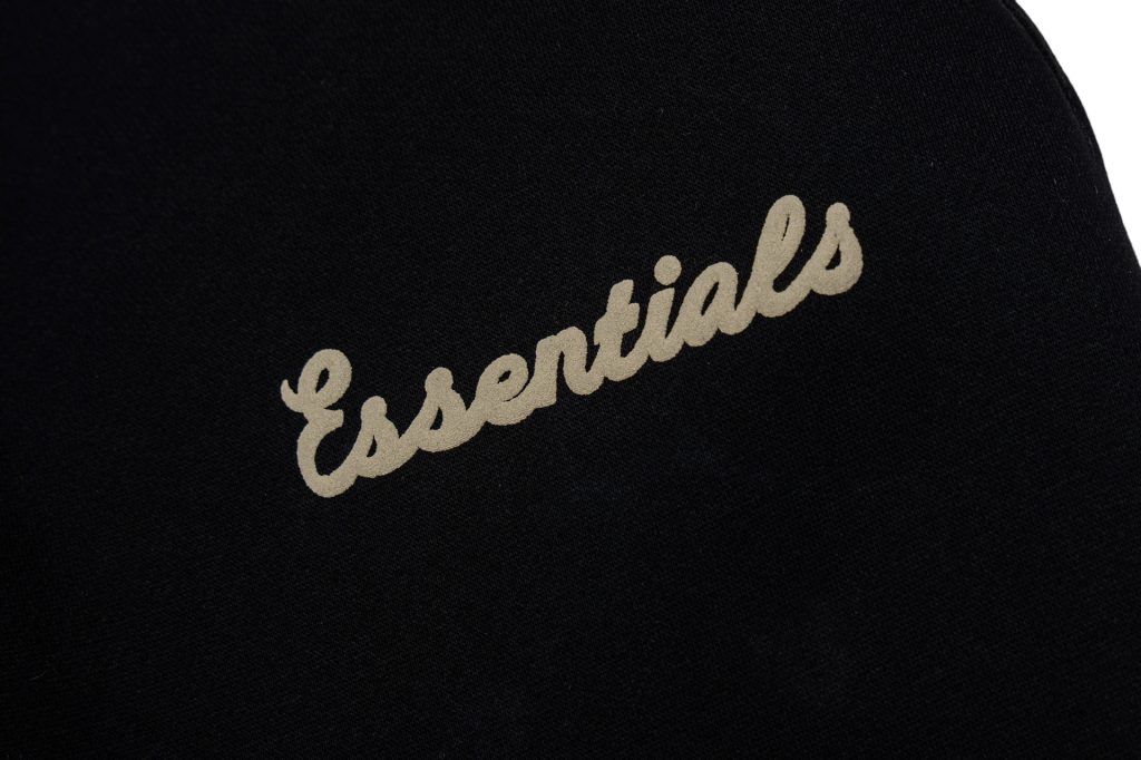 Essentials Arch Logo Black Hoodie OKZY2026522