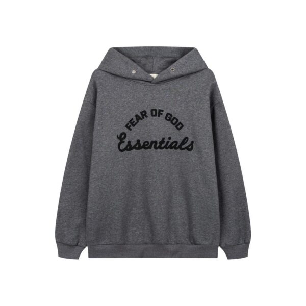 Essentials Arch Logo Dark Grey Hoodie OKZY2026523