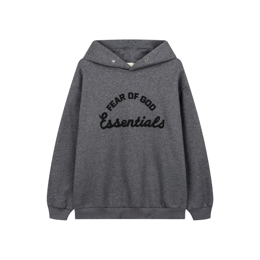 Essentials Arch Logo Dark Grey Hoodie OKZY2026523