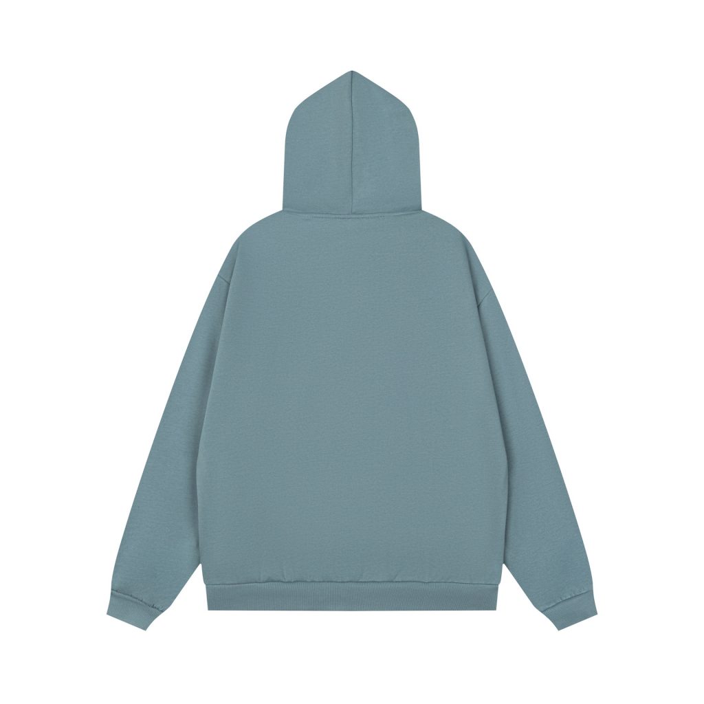 Essentials Arch Text Blue Hoodie OKZY2026526